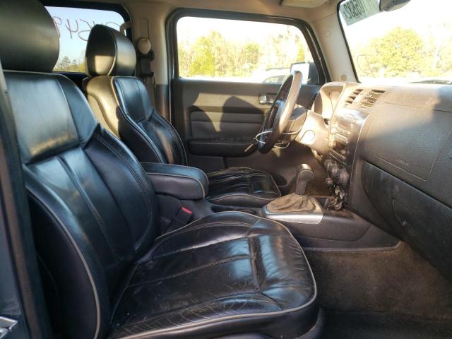 5GTDN13E078100720 - 2007 HUMMER H3 GREEN photo 5