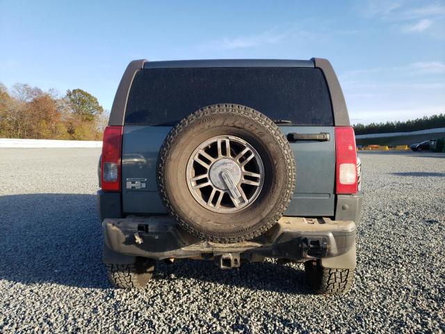 5GTDN13E078100720 - 2007 HUMMER H3 GREEN photo 9