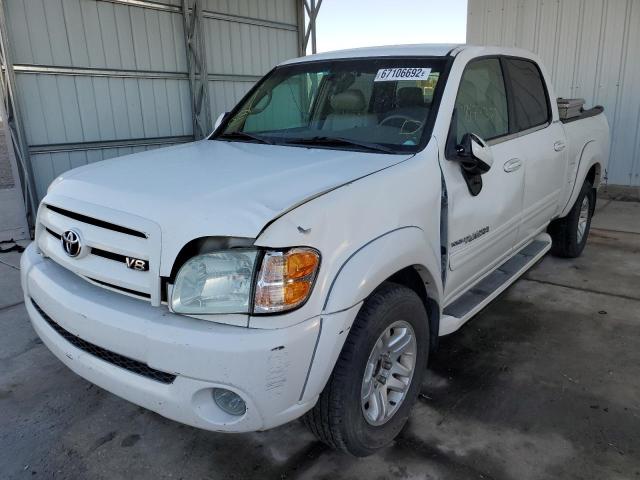 5TBET38104S445605 - 2004 TOYOTA TUNDRA DOU WHITE photo 2