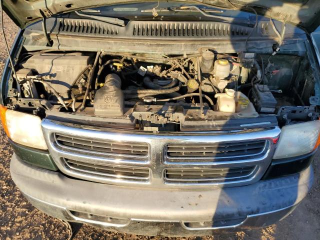 2B6HB11Y51K524286 - 2001 DODGE RAM VAN B1 GREEN photo 7