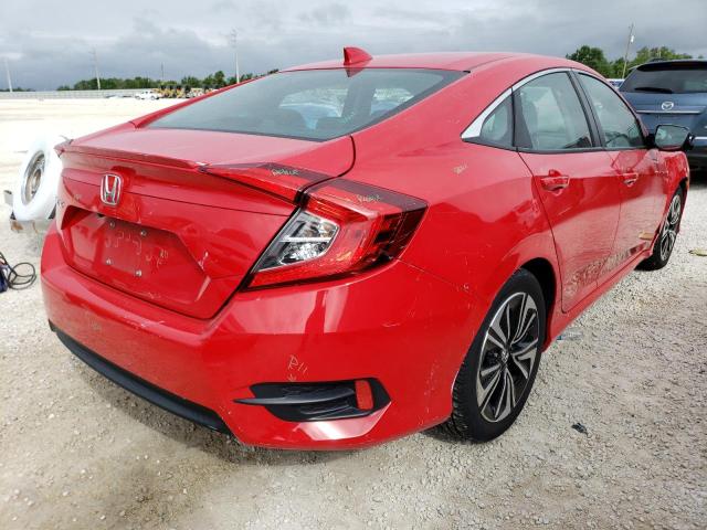 2HGFC1F74GH645690 - 2016 HONDA CIVIC EXL 红色 照片 4