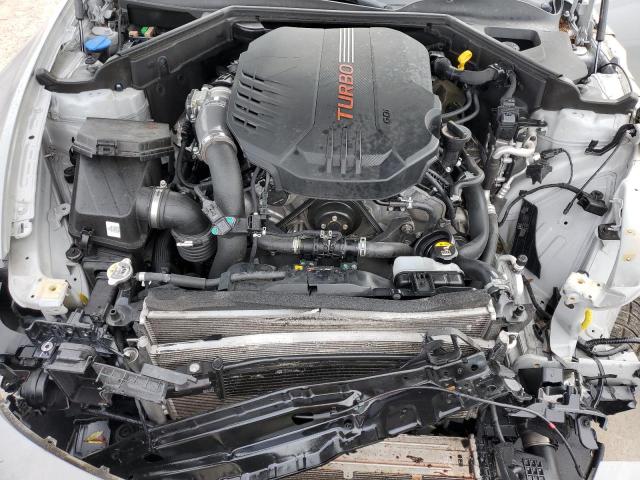 KNAE45LC7K6043020 - 2019 KIA STINGER GT GRAY photo 7