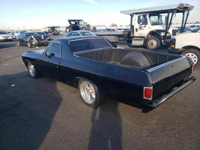 136808B130964 - 1968 CHEVROLET EL CAMINO BLACK photo 2