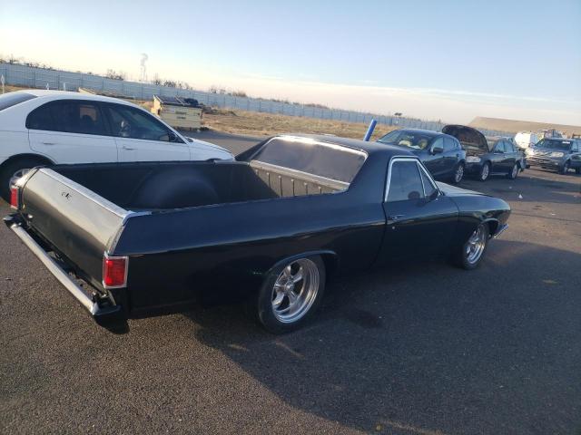 136808B130964 - 1968 CHEVROLET EL CAMINO BLACK photo 3