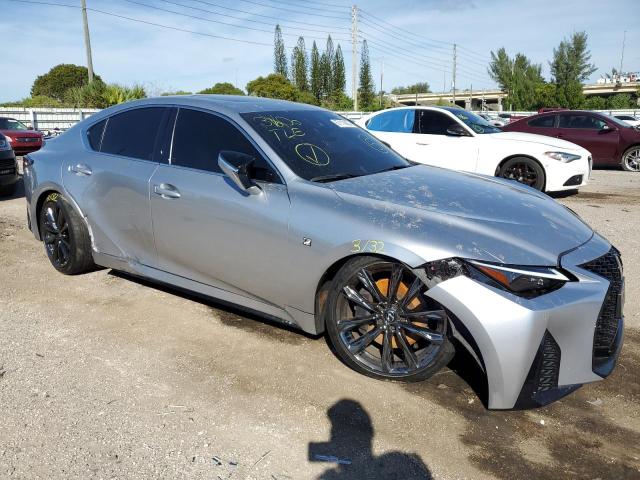 JTHGZ1B26N5050984 - 2022 LEXUS IS 350 F-S SILVER photo 4