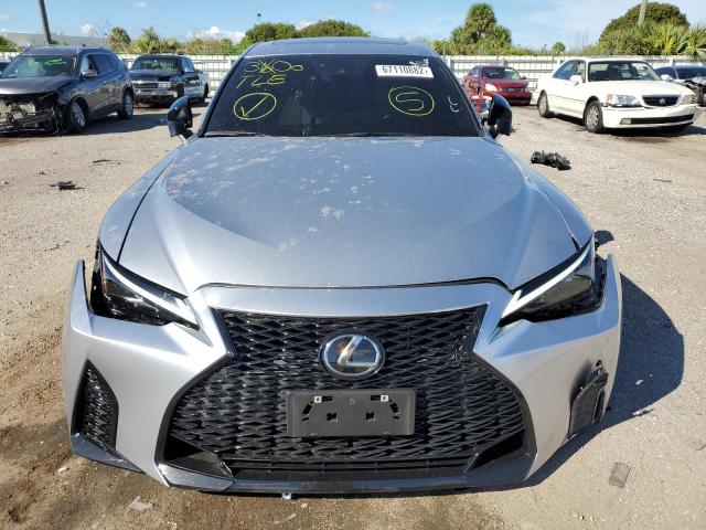 JTHGZ1B26N5050984 - 2022 LEXUS IS 350 F-S SILVER photo 5