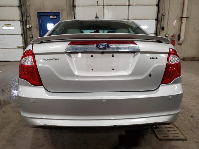 3FAHP0JA1CR438297 - 2012 FORD FUSION SEL SILVER photo 6