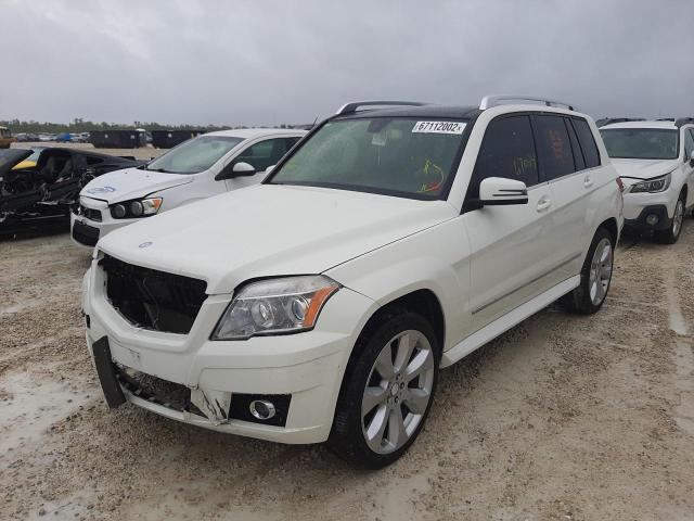 WDCGG8HB8AF365937 - 2010 MERCEDES-BENZ GLK 350 4M WHITE photo 2