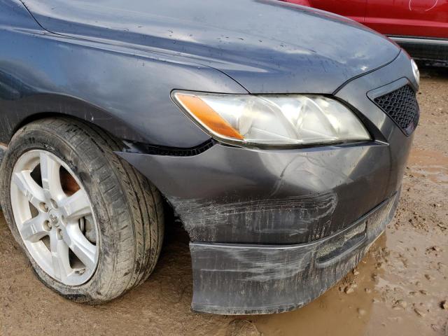 4T1BE46K77U154178 - 2007 TOYOTA CAMRY CE CHARCOAL photo 9