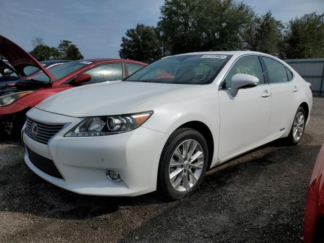 JTHBW1GG4E2057134 - 2014 LEXUS ES 300H WHITE photo 1