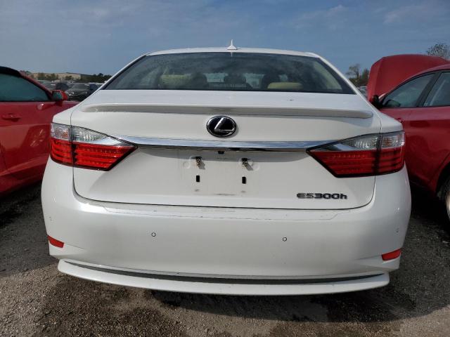 JTHBW1GG4E2057134 - 2014 LEXUS ES 300H WHITE photo 6