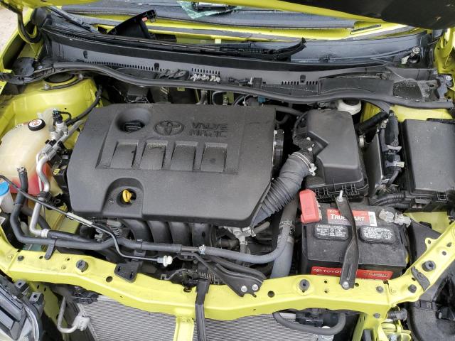 JTNKARJE4JJ565573 - 2018 TOYOTA COROLLA IM YELLOW photo 7