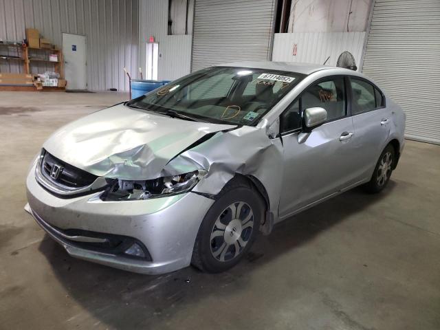 19XFB4F29EE000047 - 2014 HONDA CIVIC HYBR SILVER photo 2