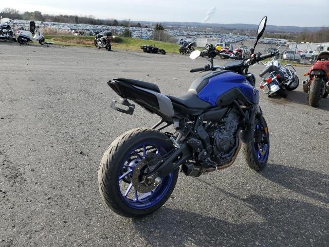 JYARM32E3MA001404 - 2021 YAMAHA MT07 BLUE photo 4