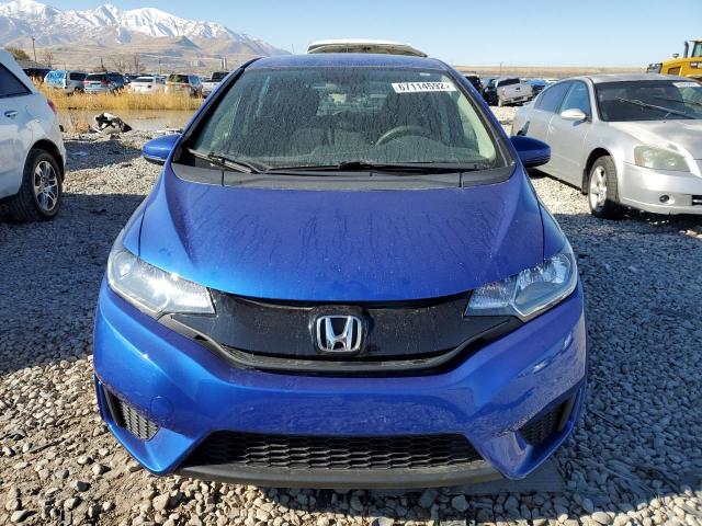 3HGGK5H5XFM723206 - 2015 HONDA FIT LX BLUE photo 5