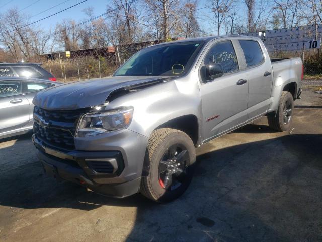 1GCGTCEN7N1128569 - 2022 CHEVROLET COLORADO L GRAY photo 2