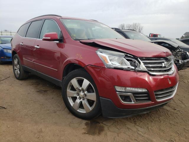 1GNKVLKD4DJ100413 - 2013 CHEVROLET TRAVERSE L RED photo 1