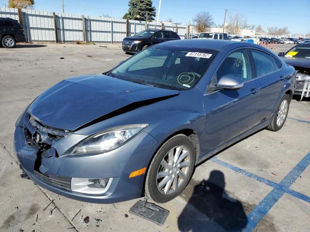 1YVHZ8CHXB5M16971 - 2011 MAZDA 6 I GRAY photo 2