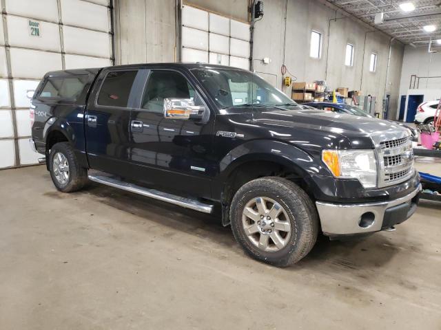 1FTFW1ET9DKD54319 - 2013 FORD F150 SUPER BLACK photo 4