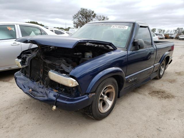 1GCCS1452Y8314782 - 2000 CHEVROLET S10 PICKUP BLUE photo 2