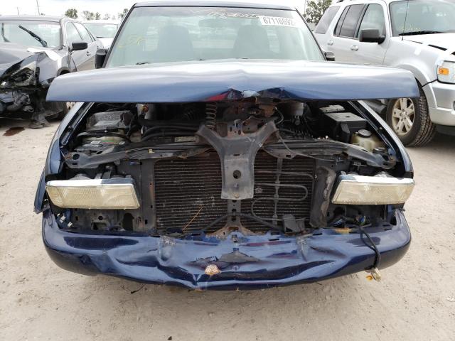 1GCCS1452Y8314782 - 2000 CHEVROLET S10 PICKUP BLUE photo 9