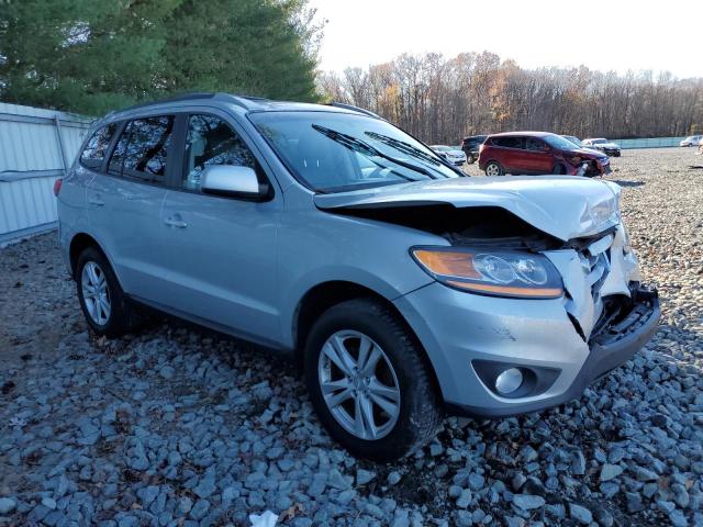 5NMSK4AG0AH396308 - 2010 HYUNDAI SANTA FE L GRAY photo 4