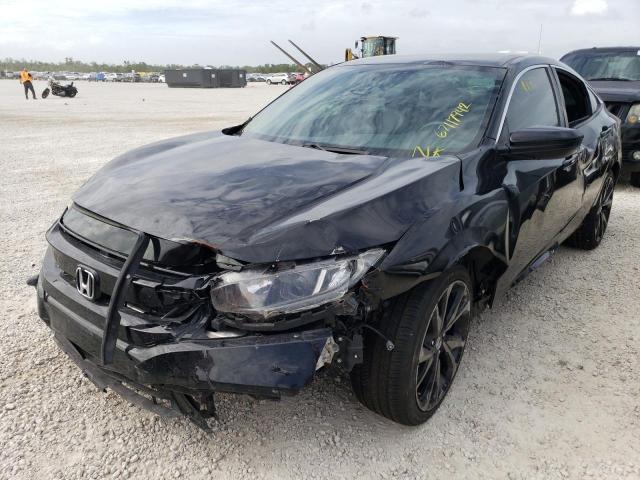 2HGFC2F84MH509893 - 2021 HONDA CIVIC SPOR BLACK photo 2
