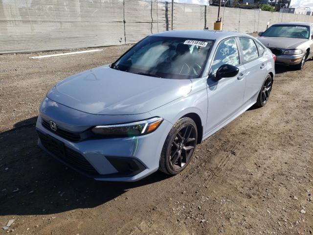 2HGFE2F55NH577993 - 2022 HONDA CIVIC SPOR 灰色 照片 2