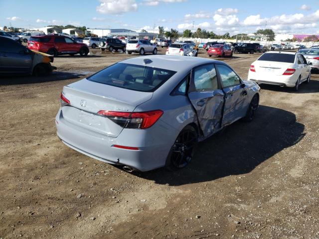 2HGFE2F55NH577993 - 2022 HONDA CIVIC SPOR 灰色 照片 4