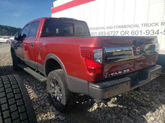 1N6BA1F47KN513089 - 2019 NISSAN TITAN XD S MAROON photo 3