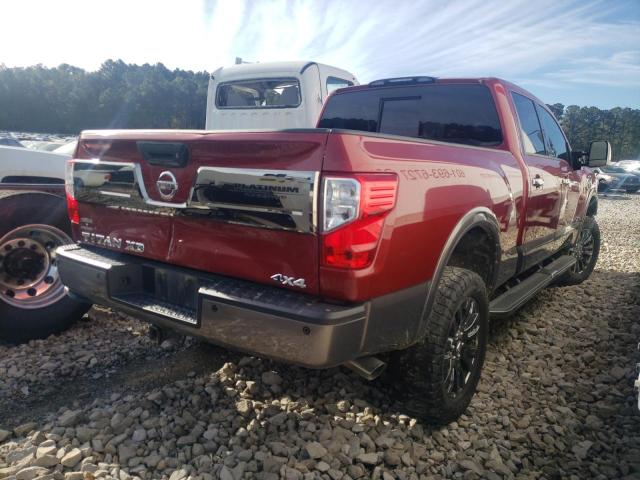 1N6BA1F47KN513089 - 2019 NISSAN TITAN XD S MAROON photo 4