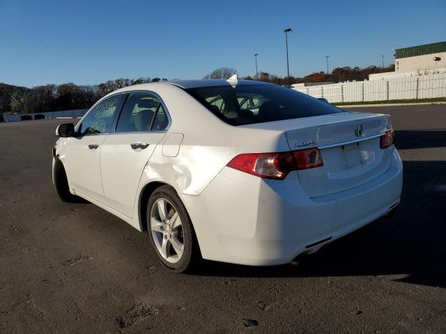 JH4CU2F49CC009983 - 2012 ACURA TSX WHITE photo 3