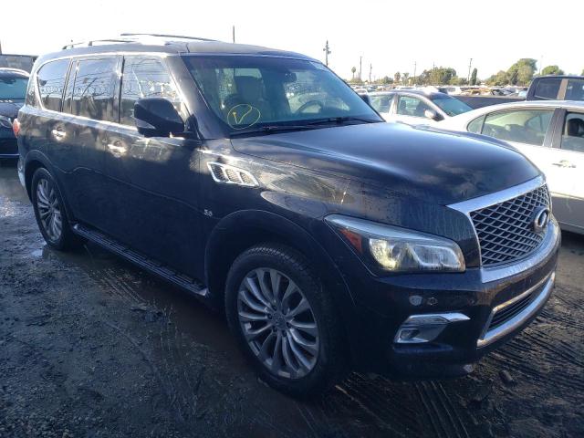 JN8AZ2NF1G9612799 - 2016 INFINITI QX80 BLACK photo 1