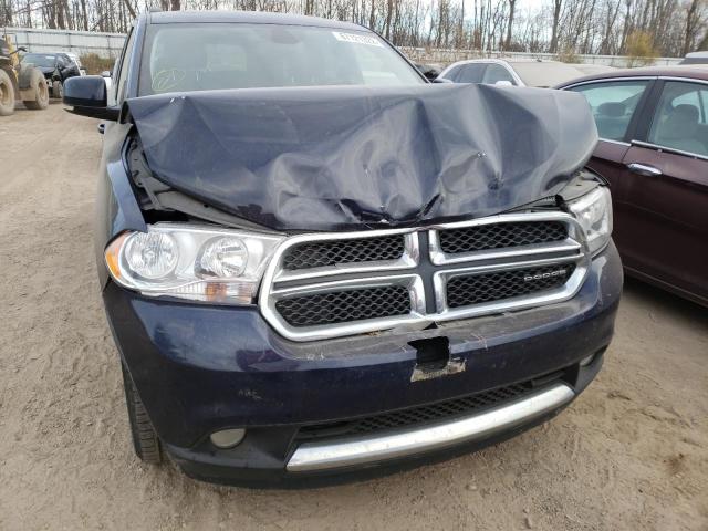 1C4RDJDGXCC159412 - 2012 DODGE DURANGO CR BLUE photo 9