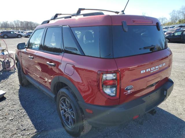 3FMCR9B66MRA80463 - 2021 FORD BRONCO SPO RED photo 3