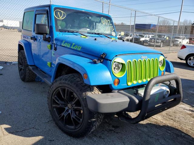 1C4AJWBG8CL128634 - 2012 JEEP WRANGLER S BLUE photo 1
