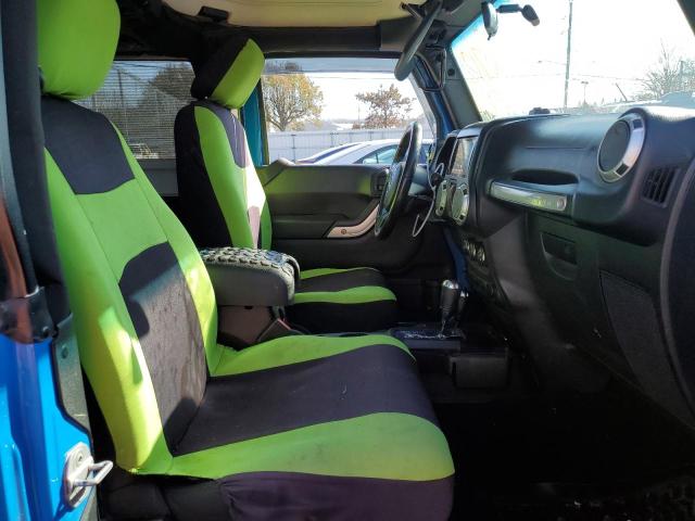 1C4AJWBG8CL128634 - 2012 JEEP WRANGLER S BLUE photo 5