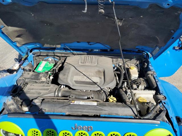 1C4AJWBG8CL128634 - 2012 JEEP WRANGLER S BLUE photo 7