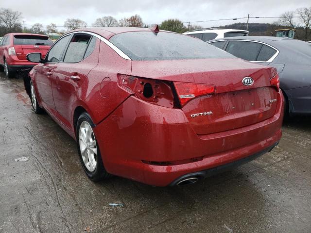 5XXGN4A78CG042132 - 2012 KIA OPTIMA EX BURGUNDY photo 3