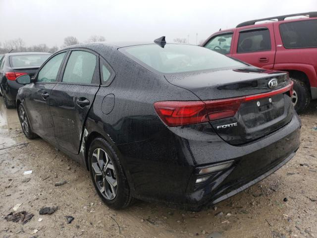 3KPF24AD2ME324786 - 2021 KIA FORTE FE BLACK photo 3