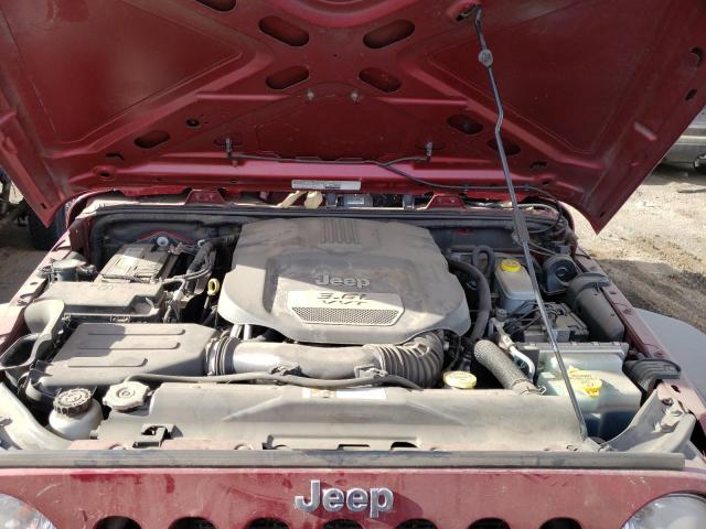 1C4AJWAG7DL513802 - 2013 JEEP WRANGLER S RED photo 12