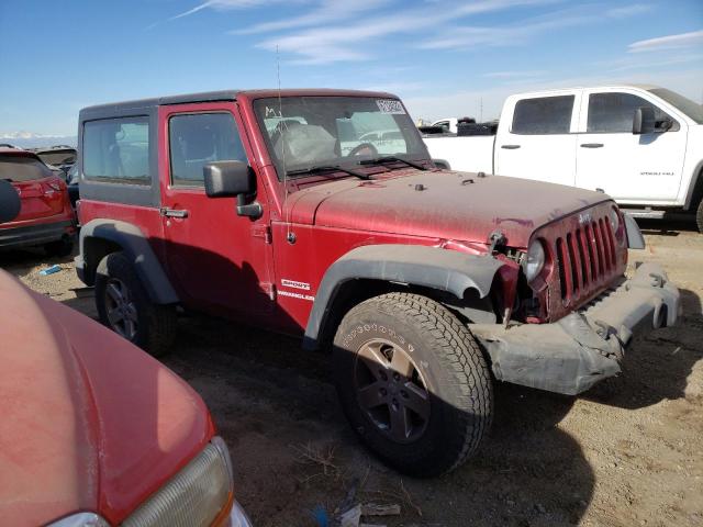 1C4AJWAG7DL513802 - 2013 JEEP WRANGLER S RED photo 4