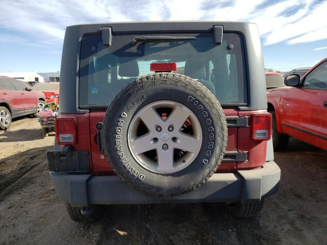 1C4AJWAG7DL513802 - 2013 JEEP WRANGLER S RED photo 6