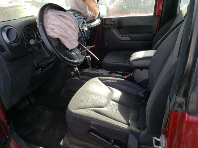 1C4AJWAG7DL513802 - 2013 JEEP WRANGLER S RED photo 7