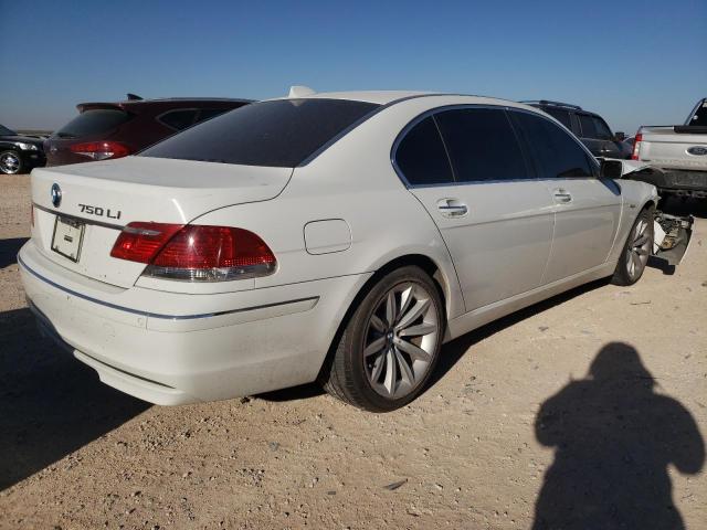 WBAHN83587DT67108 - 2007 BMW 750 WHITE photo 3