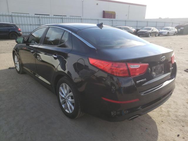 5XXGN4A71EG267544 - 2014 KIA OPTIMA EX BLACK photo 3