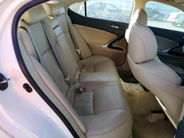 JTHBE262365010143 - 2006 LEXUS IS 350 WHITE photo 10