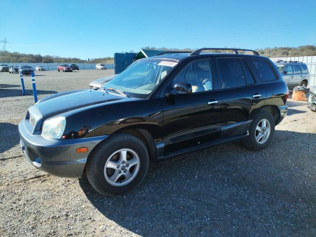 KM8SC13E23U524501 - 2003 HYUNDAI SANTA FE BLACK photo 1