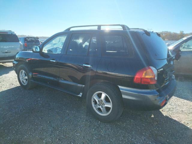 KM8SC13E23U524501 - 2003 HYUNDAI SANTA FE BLACK photo 2