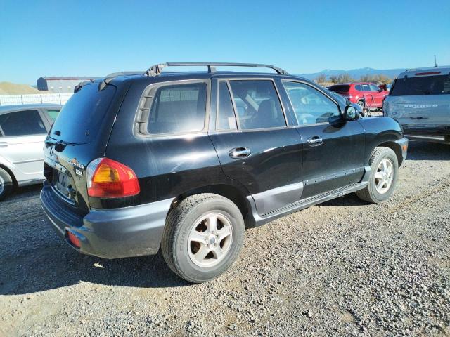 KM8SC13E23U524501 - 2003 HYUNDAI SANTA FE BLACK photo 3